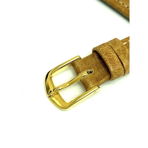 Tissot Women's Watch Swiss Replacement Band Brown Leather 14mm Lug Strap Buckle - Picture 3 of 7